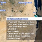 Aid Routes To Facilitate Humanitarian Aid Into And Across Gaza