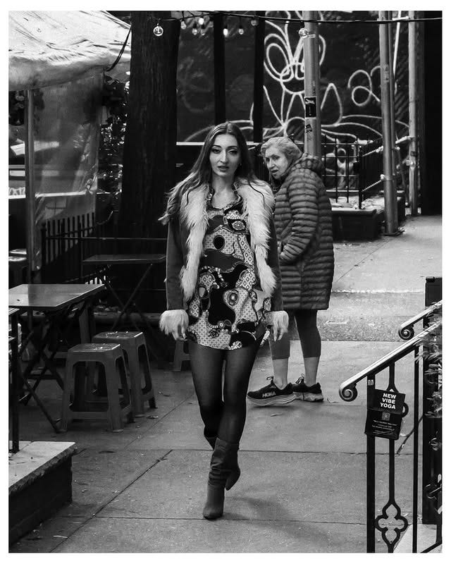 Photographs of a model by Ray Arias.