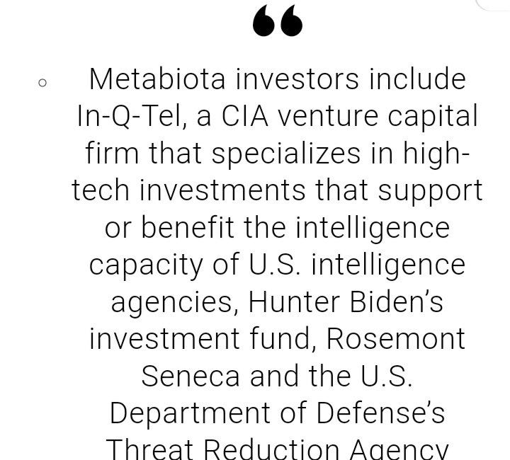 Metabiota, Ukraine, and the CIA