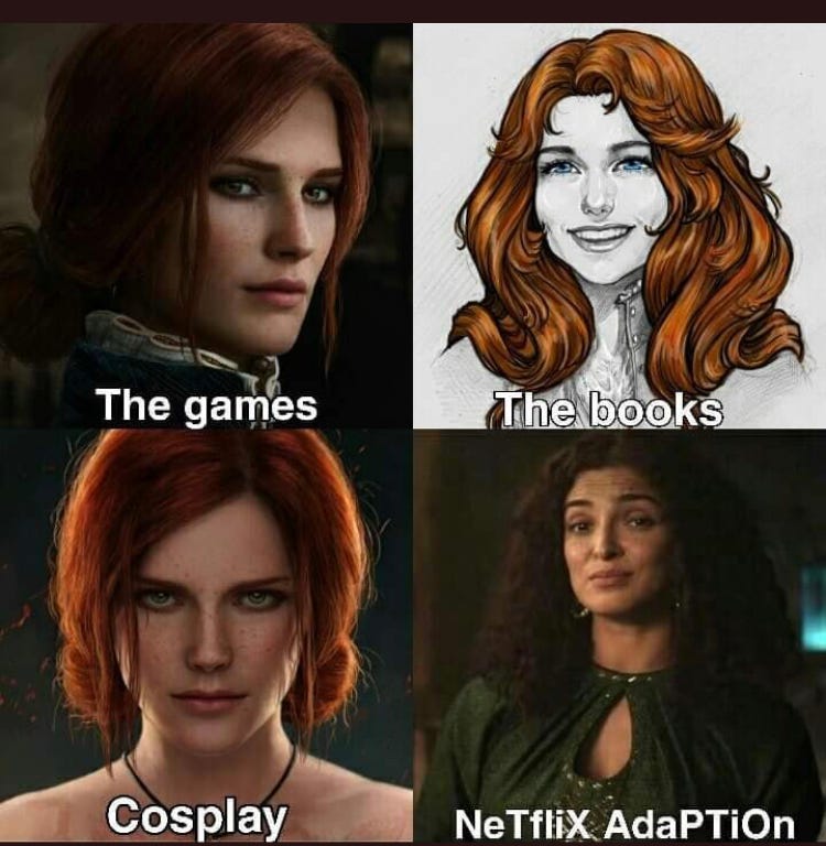 Wiedźmin - Triss Wiedźmin - Triss