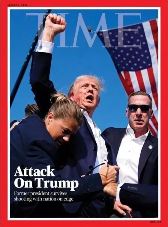 TIME MAGAZINE-AUGUST 5, 2024-ATTACK ON DONALD TRUMP-Brand New-PRE SALE