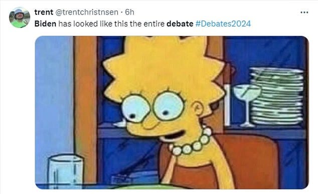 Biden's debate disaster gets the memes treatment from social media - and  tears the vacant president to shreds | Daily Mail Online