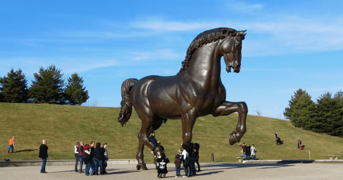 The American Horse Sculpture In Grand Rapids Has A Fun History