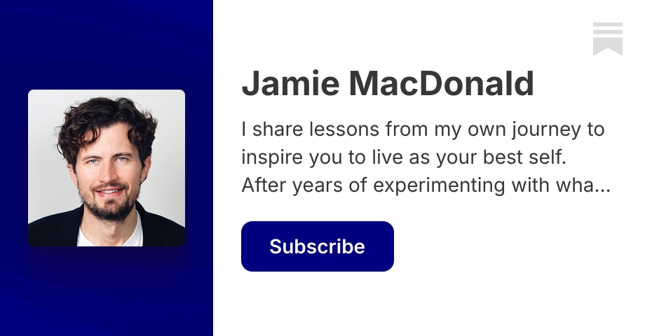 Jamie MacDonald | JamieLivesWell | Substack