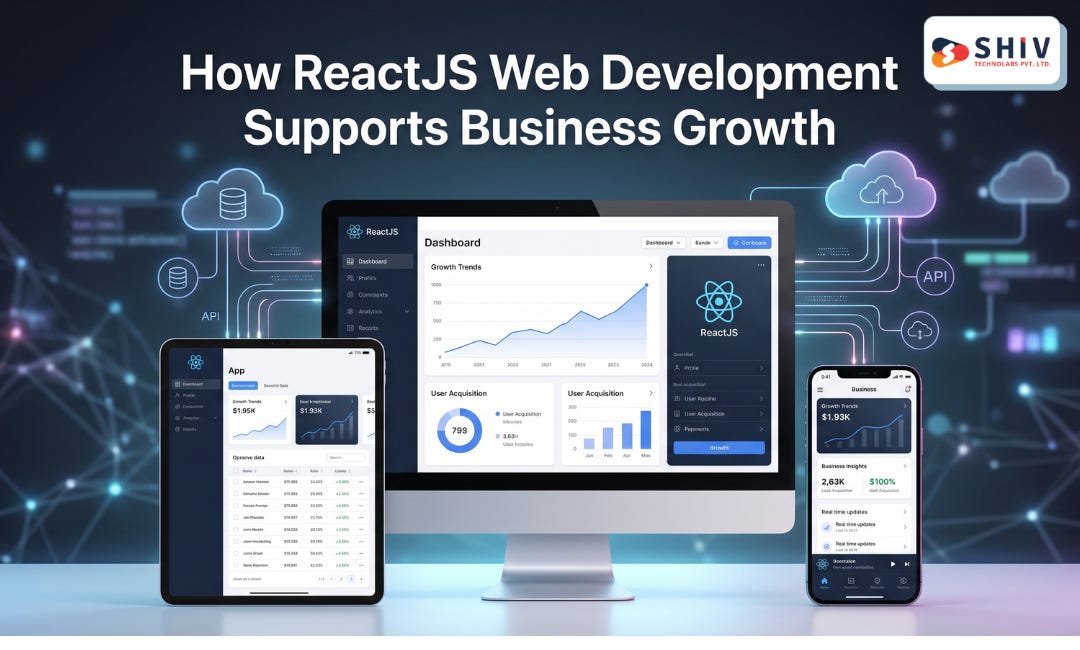 How ReactJS Web Development Supports Business Growth How ReactJS Web Development Supports Business Growth