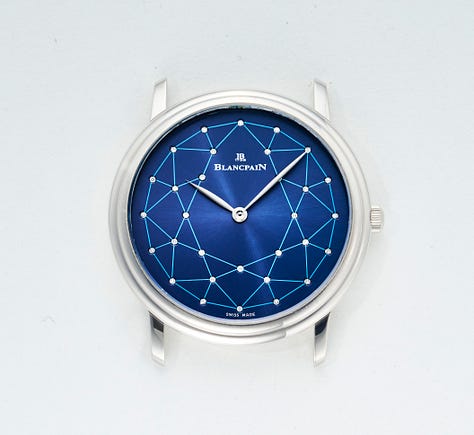 1990s Blancpain Villeret exhibit neovintage 
