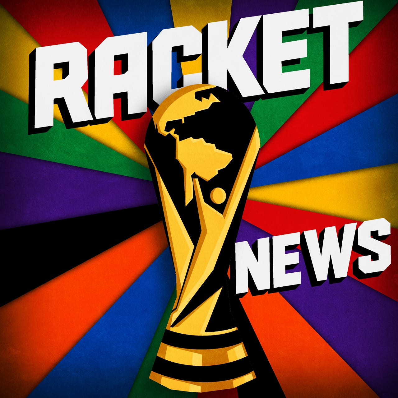 Racket Cartoons by Daniel Medina  logo