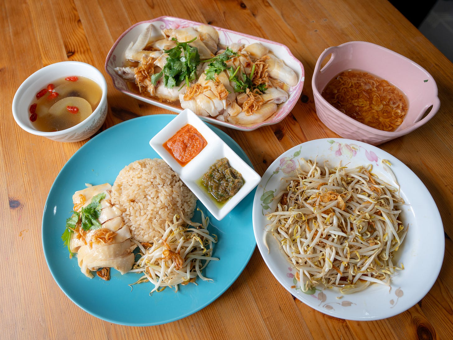 chicken rice meal chicken rice meal