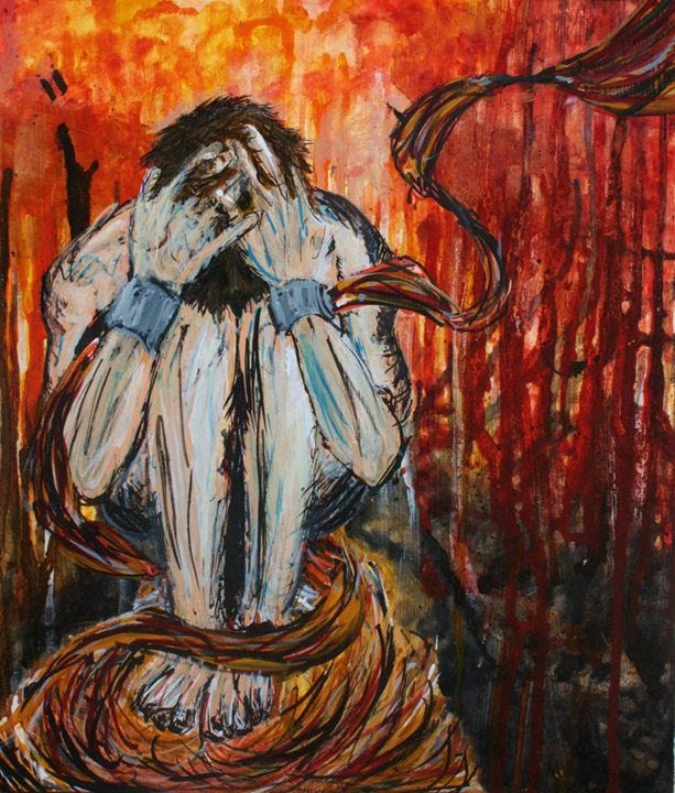 Epitome of Anxiety - Wiley - Paintings & Prints, People ...