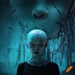A picture of a world where only AI is creating art. A picture of a world where only AI is creating art.