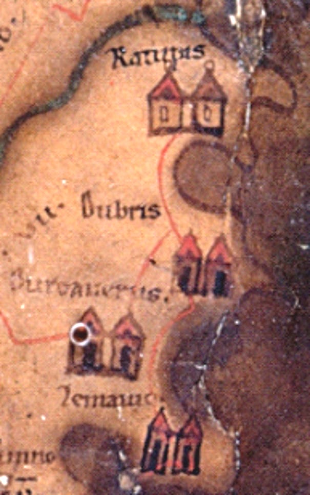 More details Part of a late copy of the Peutinger Map, showing Roman roads between Richborough, Dover, Canterbury and Lympne. More details Part of a late copy of the Peutinger Map, showing Roman roads between Richborough, Dover, Canterbury and Lympne.