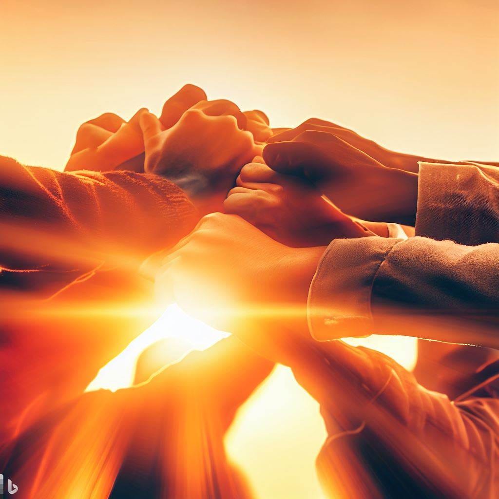 generate an image for this article Embrace the Power of Community: Accelerate Your Growth in the Testing World