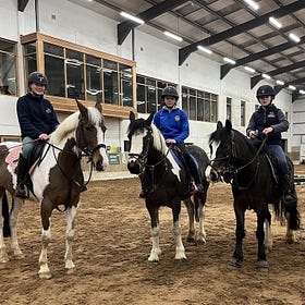 Jumping for joy at Causeway and Glens Riding Club