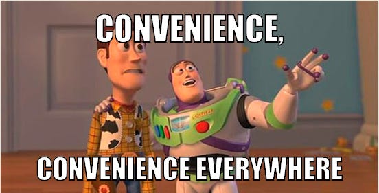 That's Convenient.