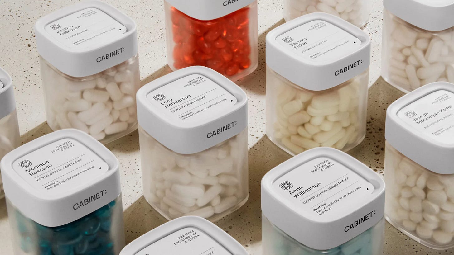 Cabinet Health is making sure you'll never have to throw out another pill  bottle