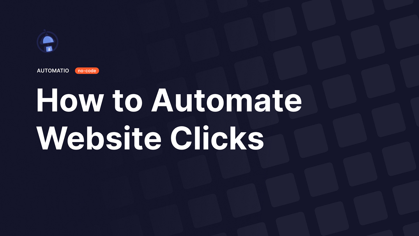 How to Automate Website Clicks How to Automate Website Clicks