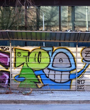 street art by PEZ in Barcelona
