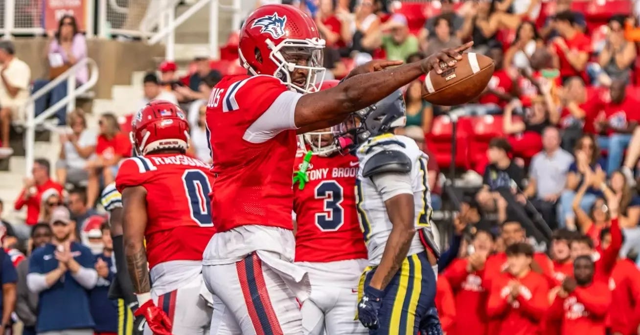 Game Report: Stony Brook Runs Away from Merrimack, 35-10