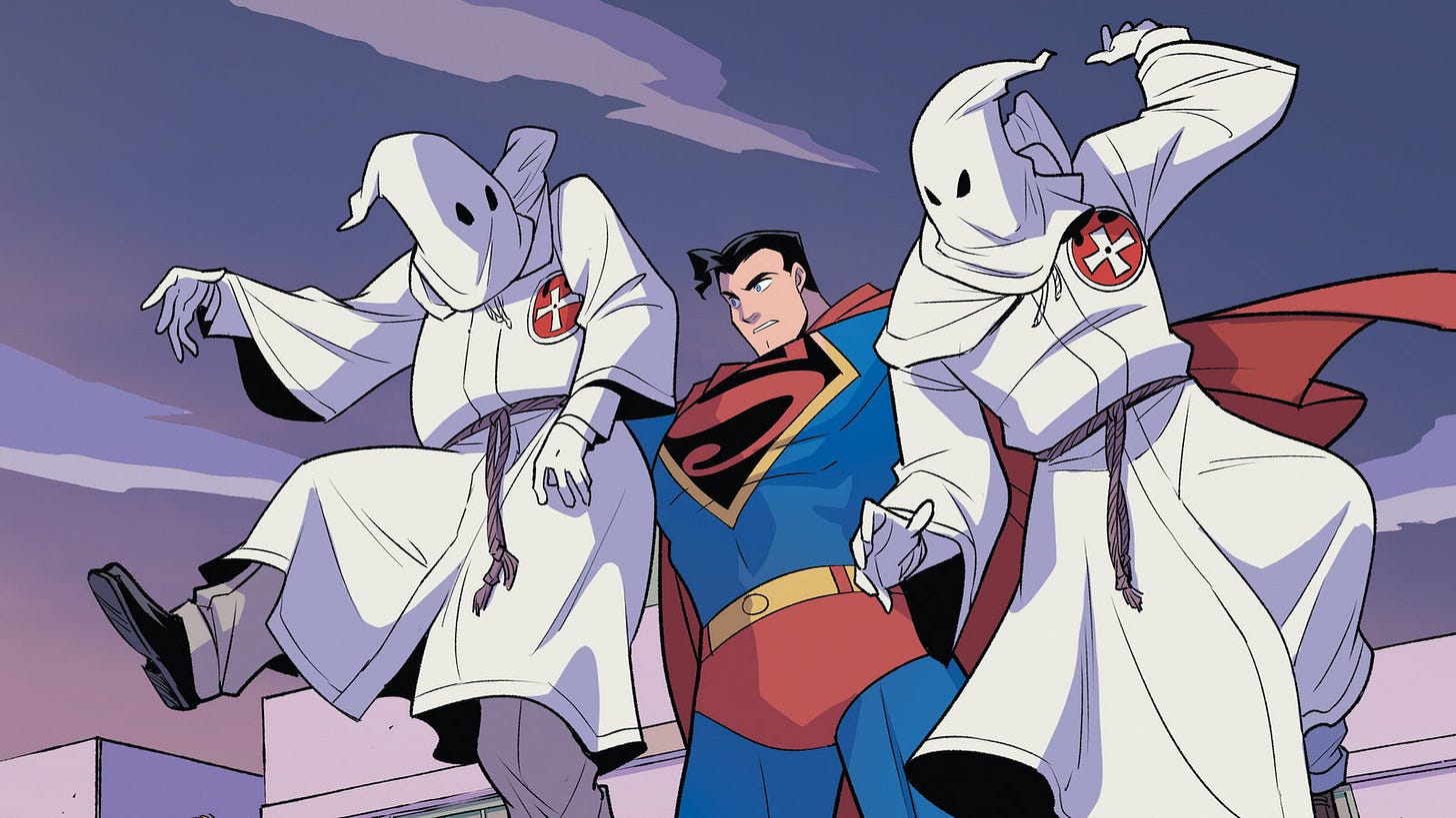 Superman Returns, to Beat Up the Klan - The New York Times