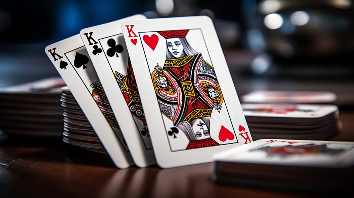 Are we building a world like a house of cards that could collapse? | Image by Freepix