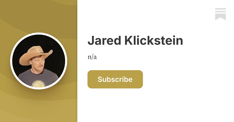 Jared Klickstein | Substack