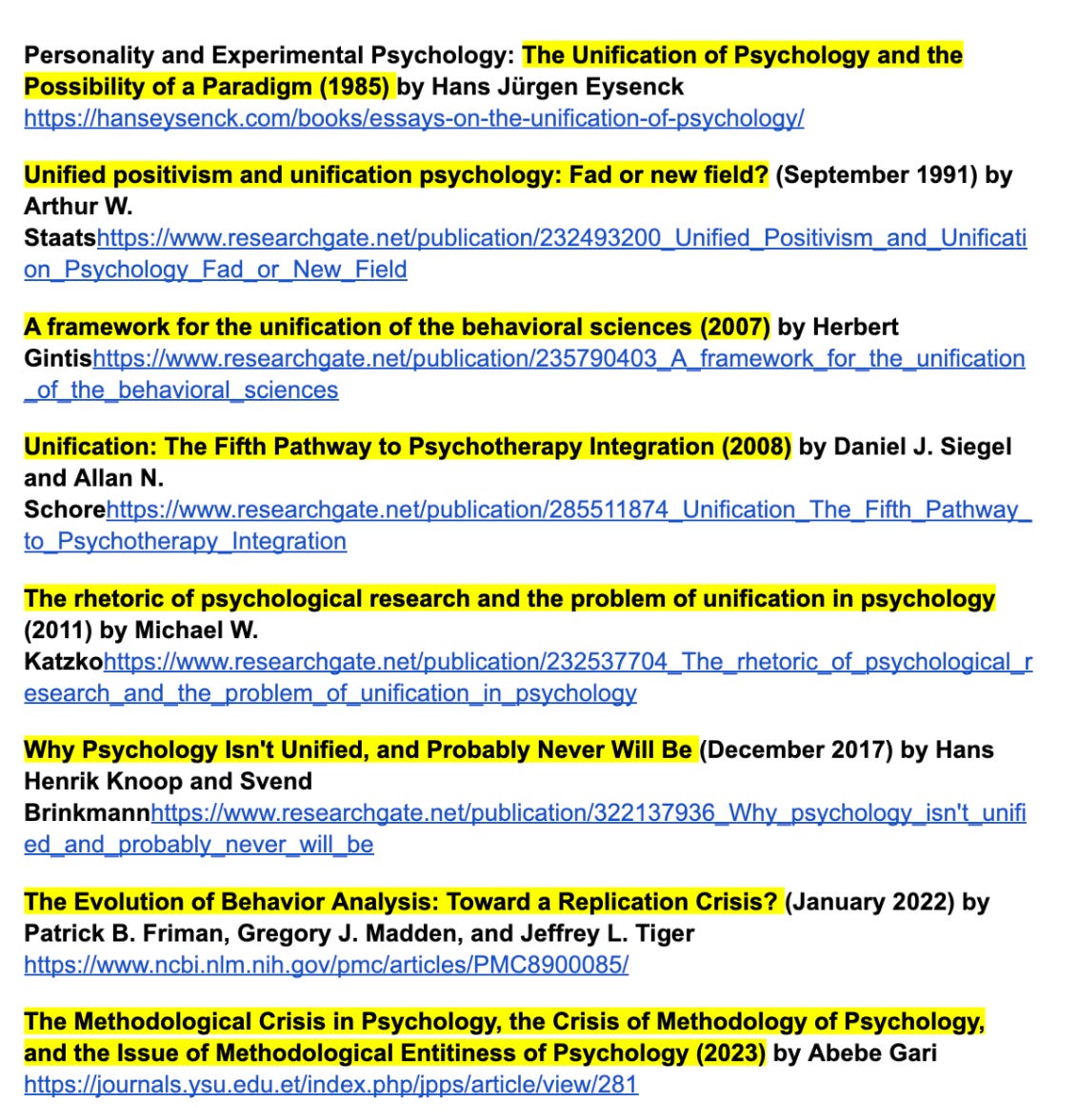 Academic papers from 1985 to 2023 exploring the consequences and ongoing struggle of a fragmented field. Academic papers from 1985 to 2023 exploring the consequences and ongoing struggle of a fragmented field.