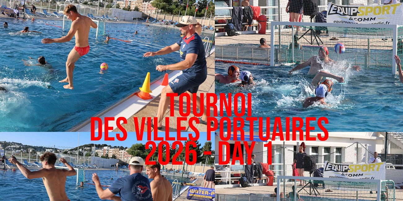 Water-polo au Havre : Le Tournoi des Villes Portuaires s'installe au CNH (Jour 1)