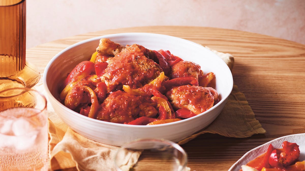 A Rare Roman Chicken Recipe: Pollo con i Peperoni