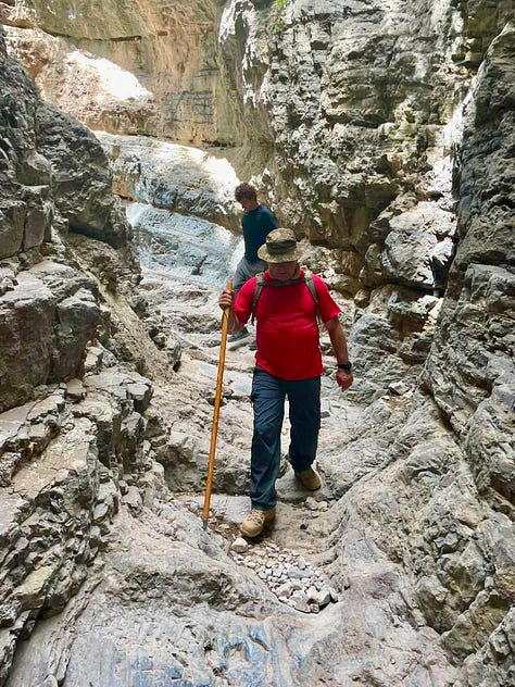 Inside the Imbros Gorge