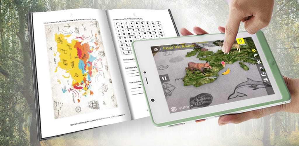 Geography-augmented reality AR