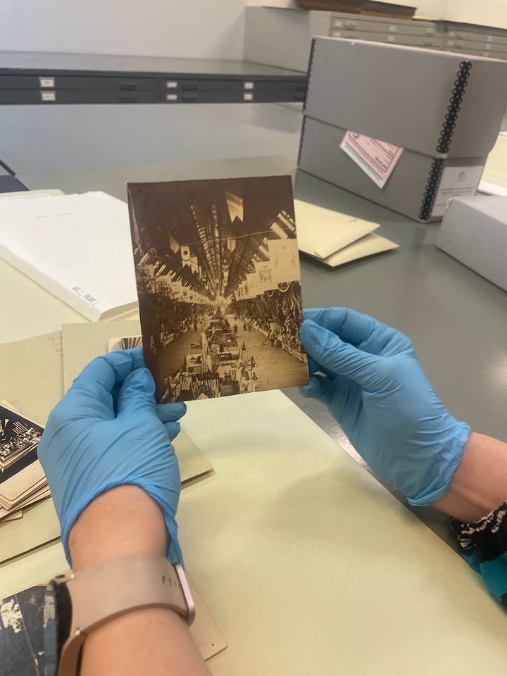 Justina shares a tip of the HSP archival ice berg with me
