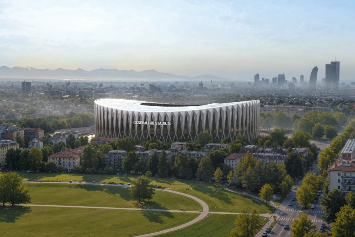 Official : Generali Stadium presented by Inter and AC Milan, hope to begin  construction in 2028