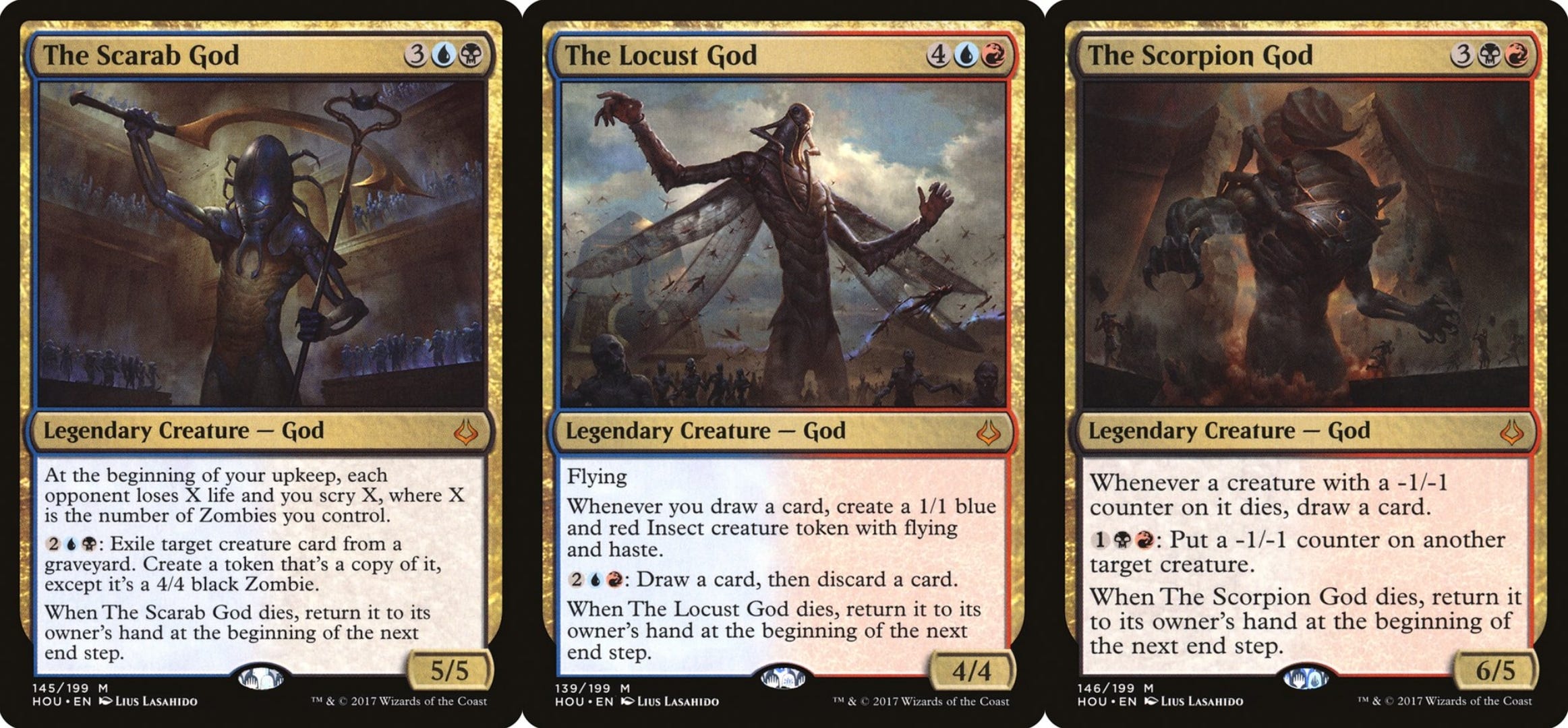 mtg amonkhet god cards Magic The Gathering Commander Masters Commander Deck Sliver Swarm main image 1