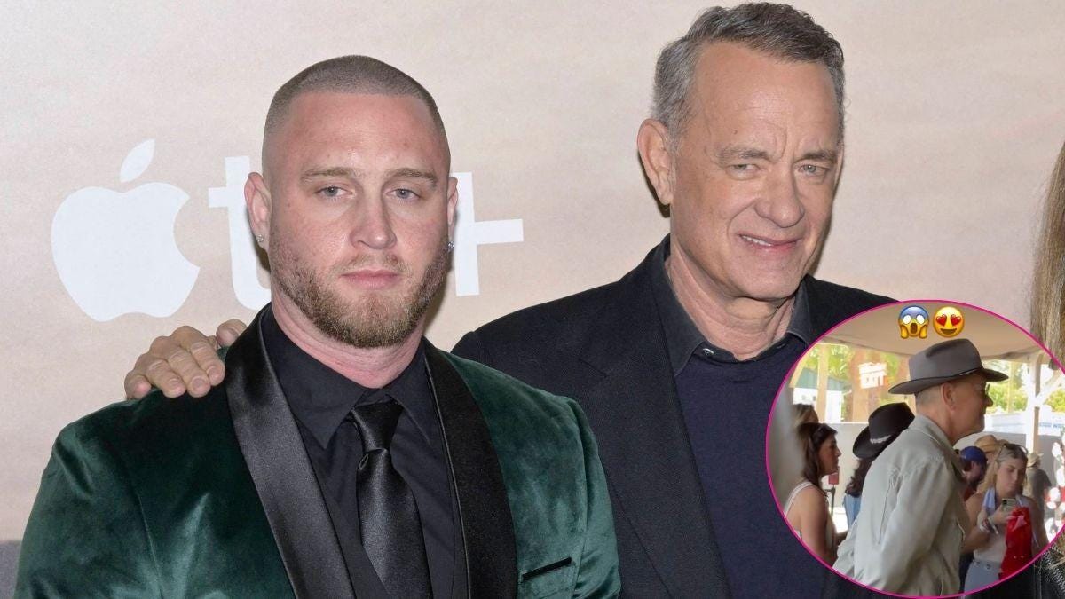 Photo of Chet and Tom Hanks Photo of Chet and Tom Hanks