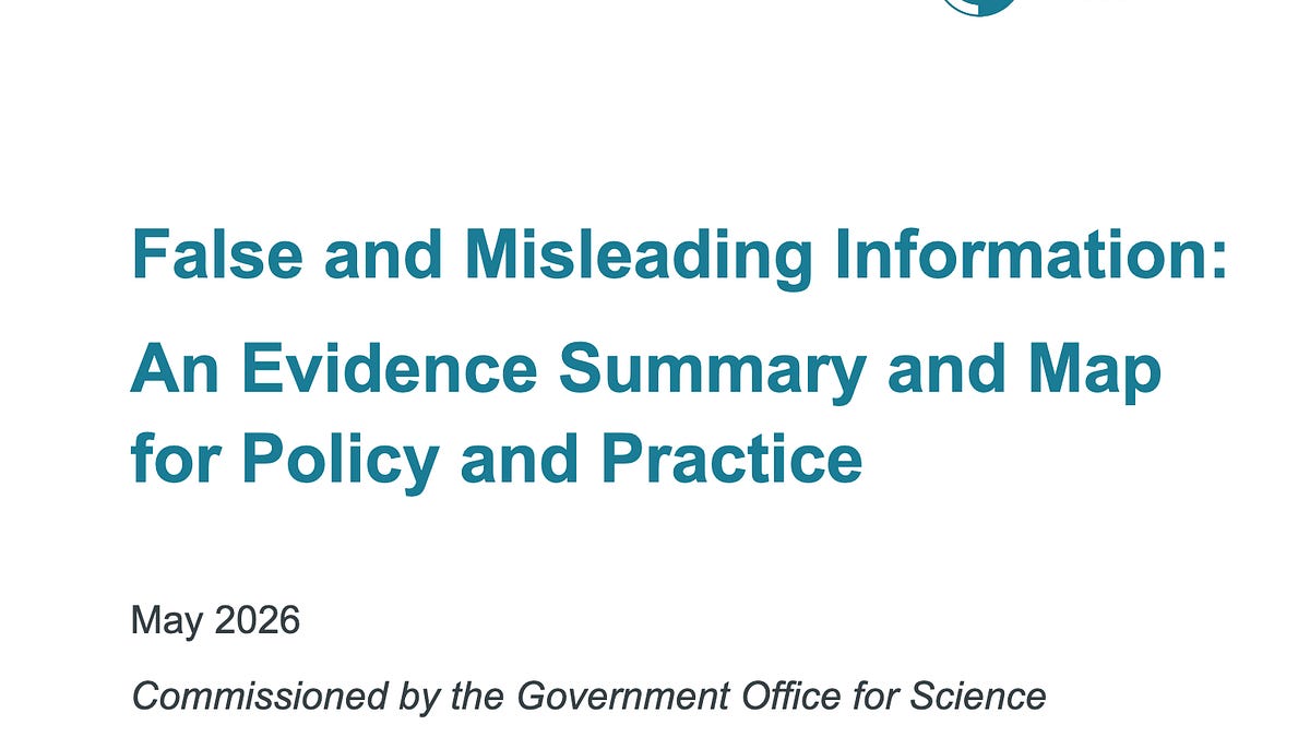 The UK Government&rsquo;s Dystopian Misinformation Manual