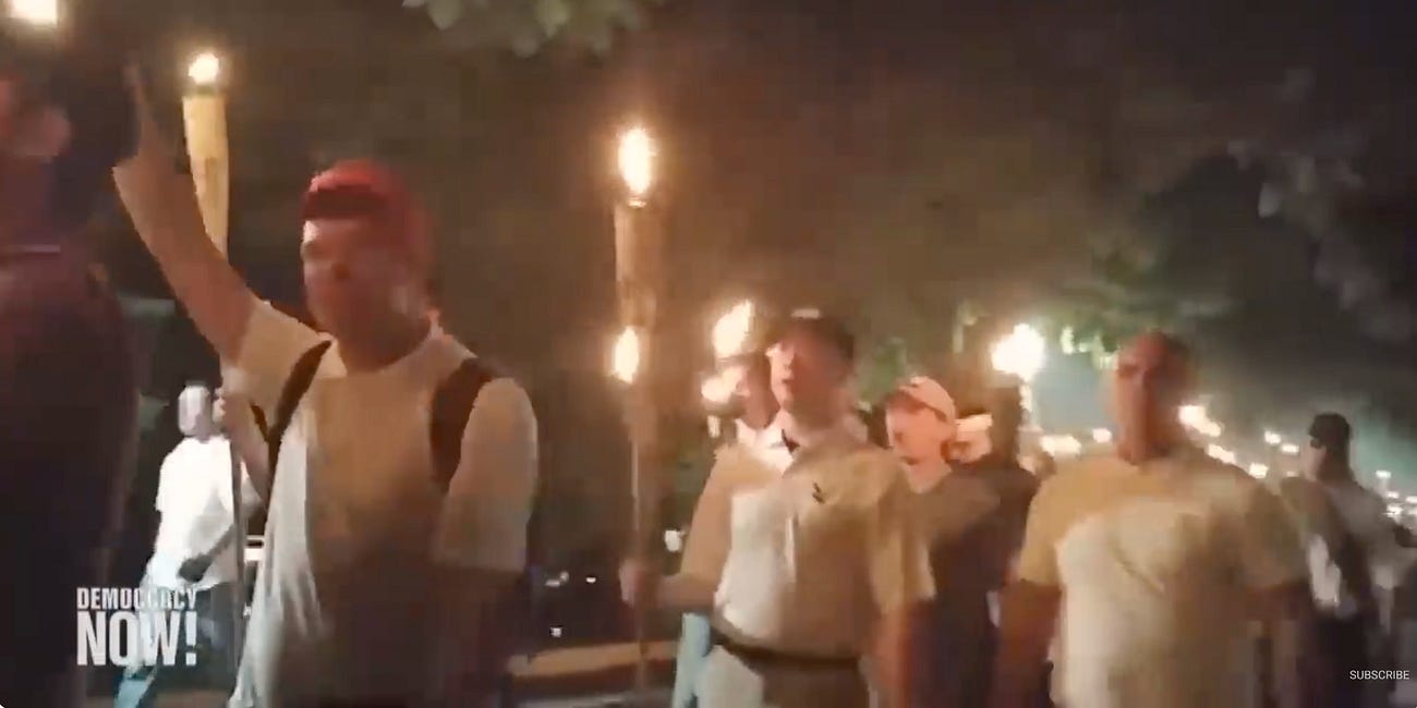 Donald Trump Says Charlottesville's 'Unite the Right' Rally Was 'Fake'