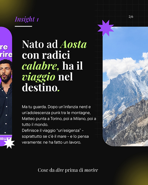 5 Cose che non sapevo di Matteo Marchesano e che ho scoperto intervistandolo.