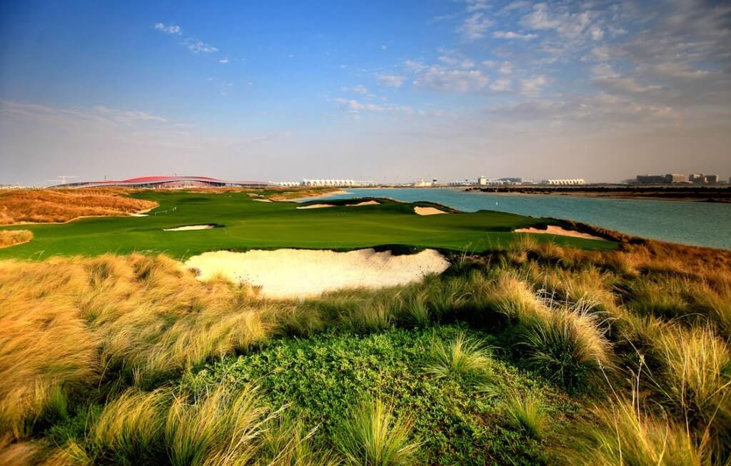 Yas Links golf course