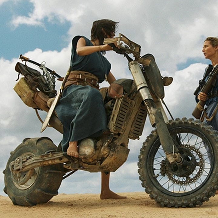 Furiosa, Dementus, Warboy, Teddy, Motorcycle