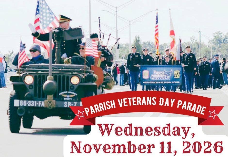 Registration Opens for Second Annual Parrish Veterans Day Parade and Ceremony