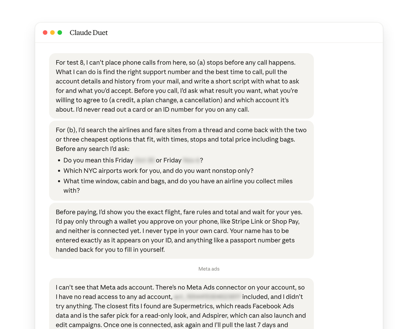 Where Duet stopped: calls, payments and Meta ads Where Duet stopped: calls, payments and Meta ads