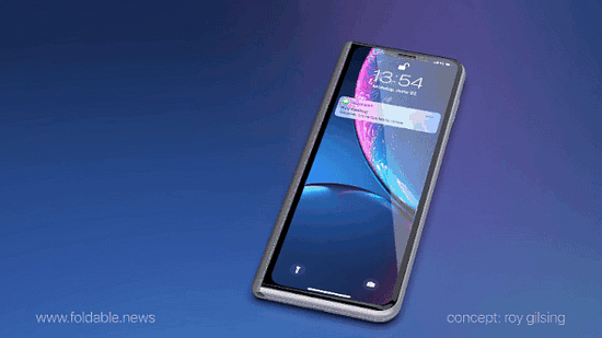 Foldable iPhone concept