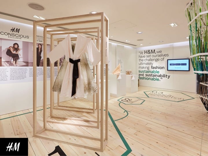 POP-UP STORES! H&M: Conscious Lounge Pop-Up by FormRoom, London – UK