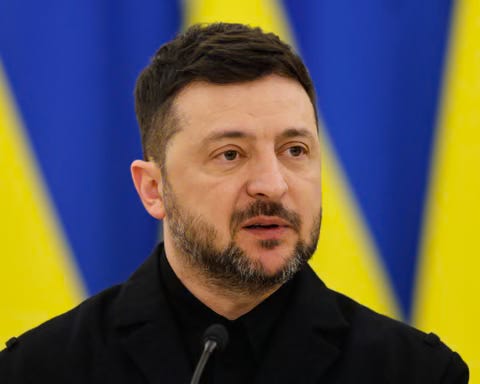 Ukrainian president Volodymyr Zelenskyy