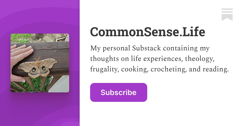 CommonSense.Life | Elisabeth | Substack
