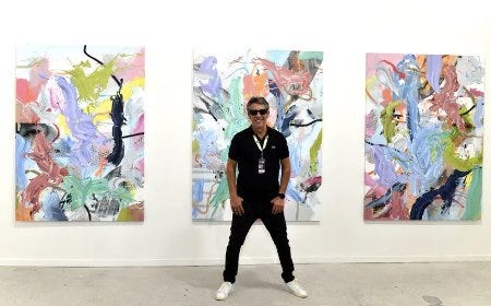 Le peintre Rene Machado Le peintre Rene Machado
