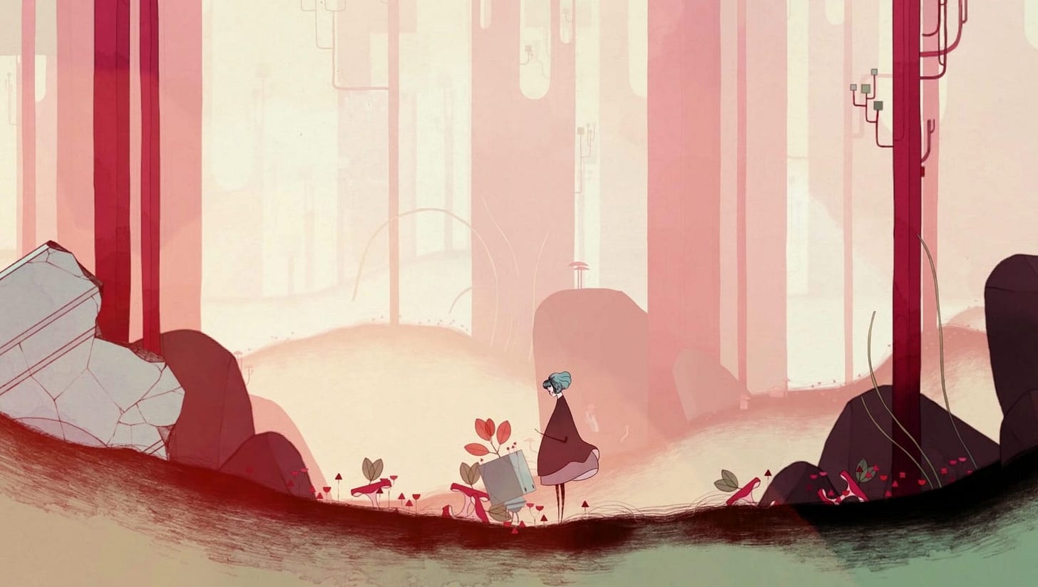 GRIS: Explore a Surreal Watercolor Landscape in a New Video Game by Nomada  Studio — Colossal