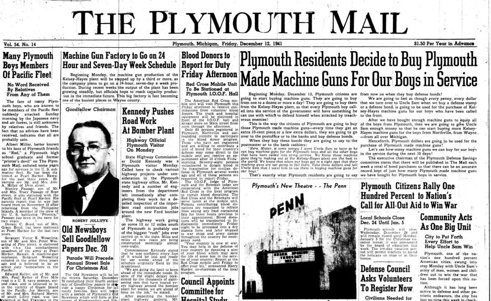 More Than 100 Years of Plymouth News Available Online