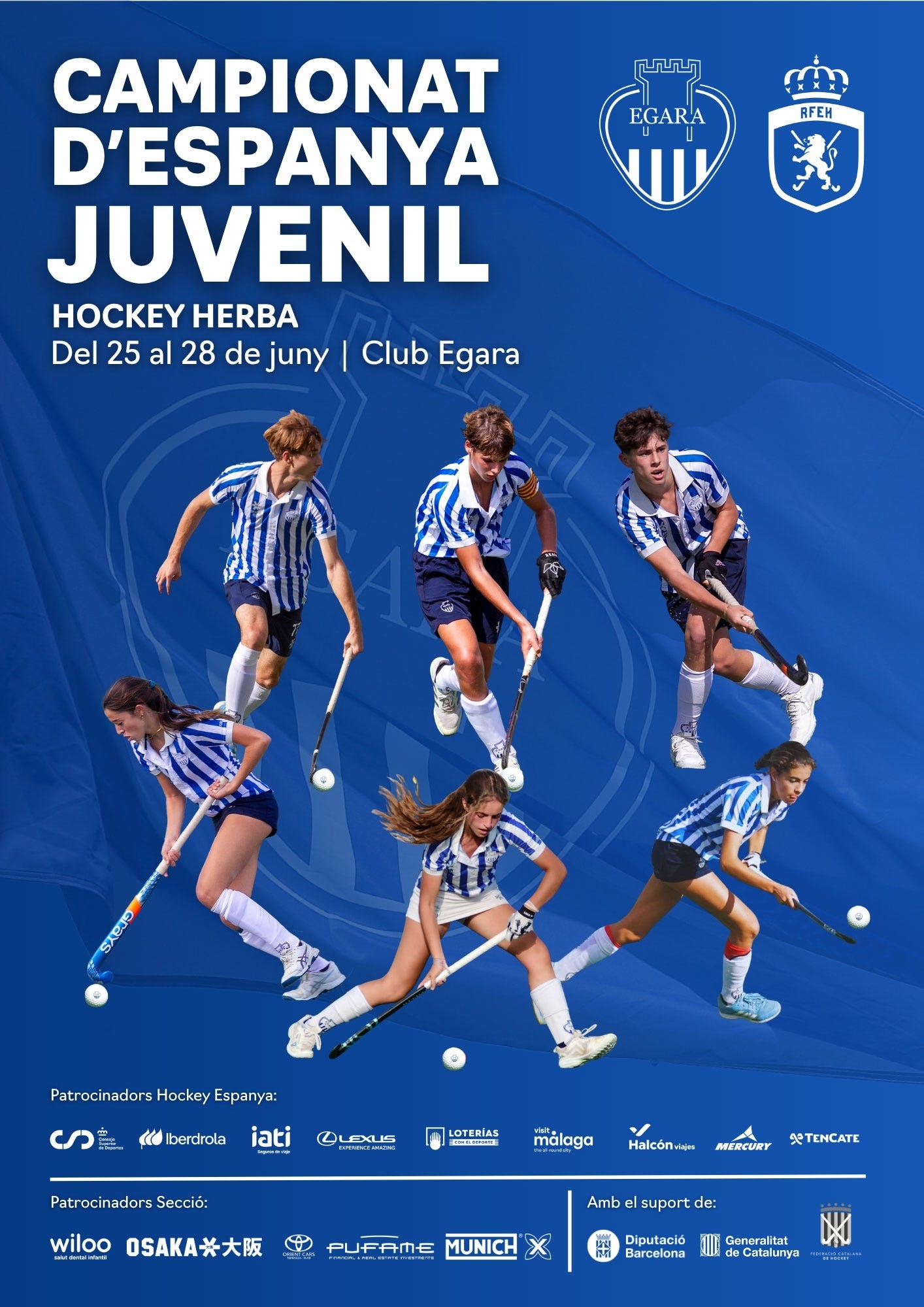 Cartel del Campeonato de España juvenil de Hockey Hierba. Cartel del Campeonato de España juvenil de Hockey Hierba.