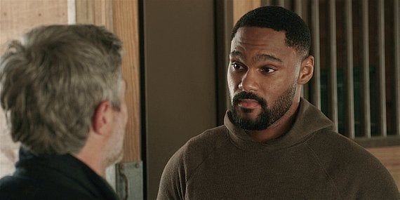 Walker Trey talking to Dan about Colton. Walker Trey talking to Dan about Colton.